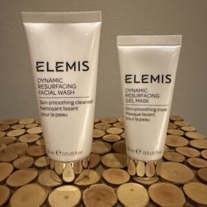 Elemis Dynamic Resurfacing Facial Wash + Gel Mask Travel Size New/sealed